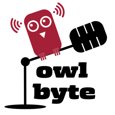 Background for the 'Owl Byte Podcast' link block