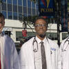 Three medical school students