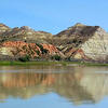 Photo of a mountainous landscape