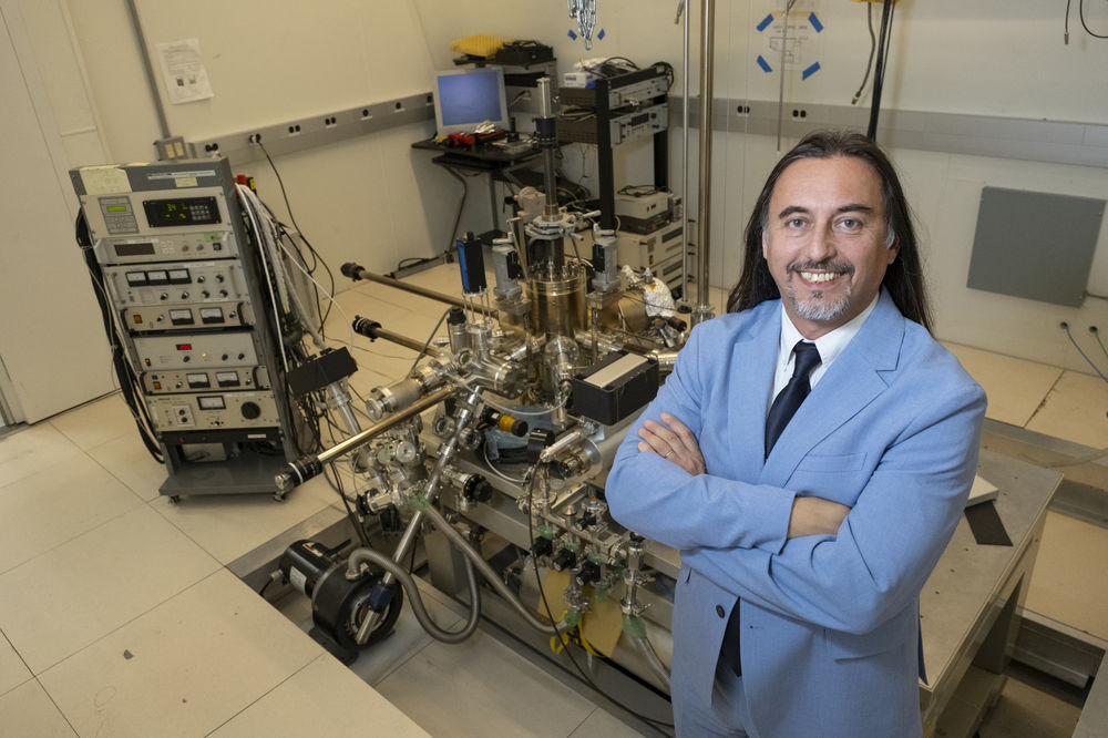 Dean Miguel Mostafa in a lab